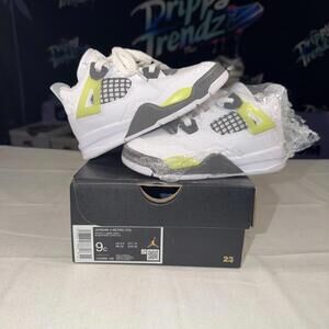 Jordan 4 Lemon Twist TD Size 9C hj5989 100